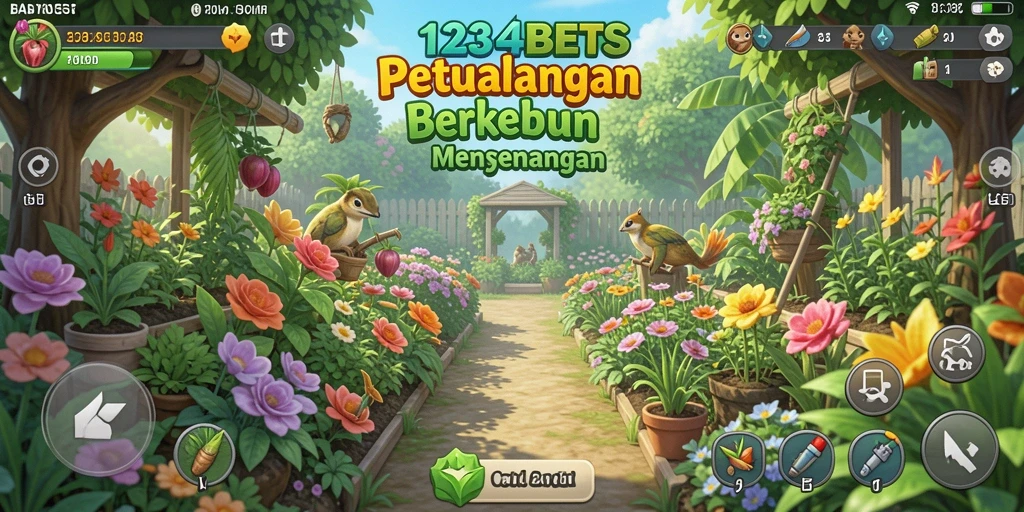 Gameplay menarik dari 1234BETS dengan ladang yang subur.