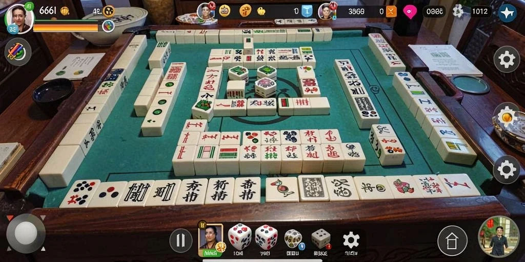 Tampilan gameplay Mahjong yang menarik dan menantang di 666I.