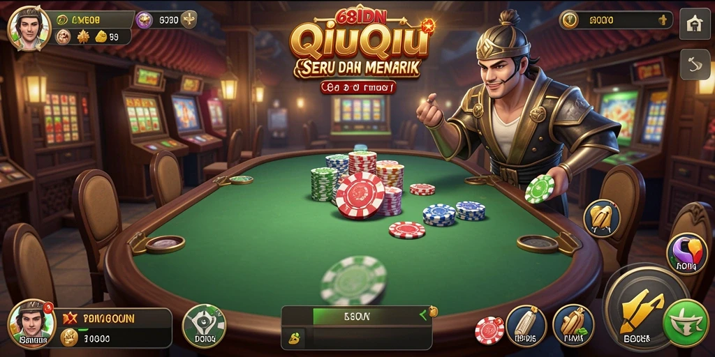 Gameplay menarik QiuQiu di 68IDN yang seru.