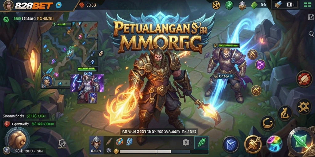 Tampilan gameplay <strong>828BET</strong> yang seru dan mengasyikkan di dunia MMORPG.