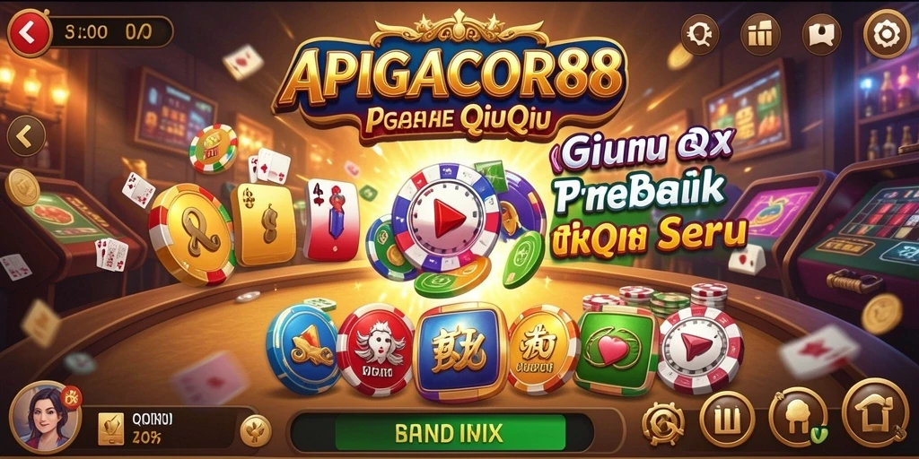 Tampilan gameplay seru QiuQiu di APIGACOR88.