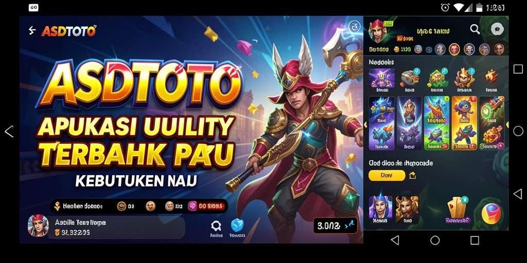 Tampilan antarmuka ASDTOTO yang intuitif dan mudah digunakan.