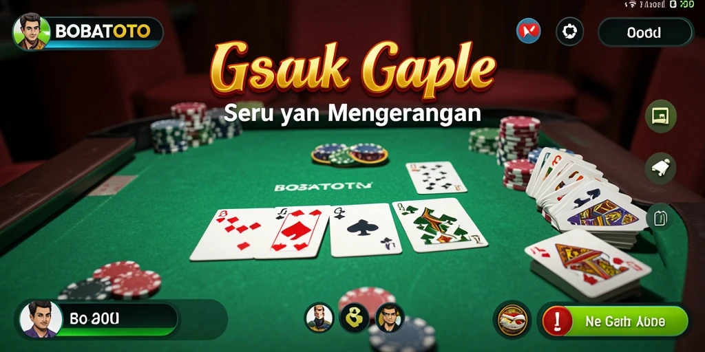 Tampilan gameplay menarik BOBATOTO saat bermain Gaple.