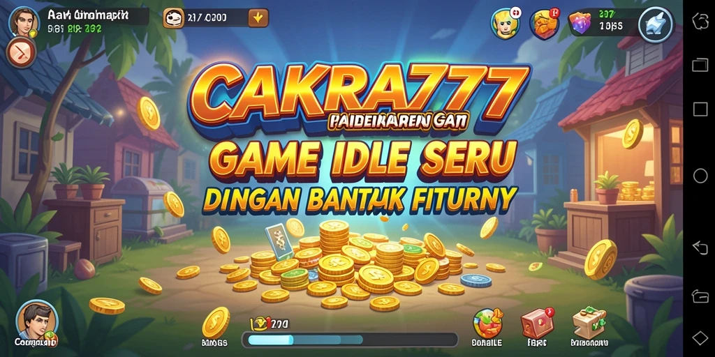 Tampilan gameplay seru CAKRA777 dengan berbagai karakter menarik.