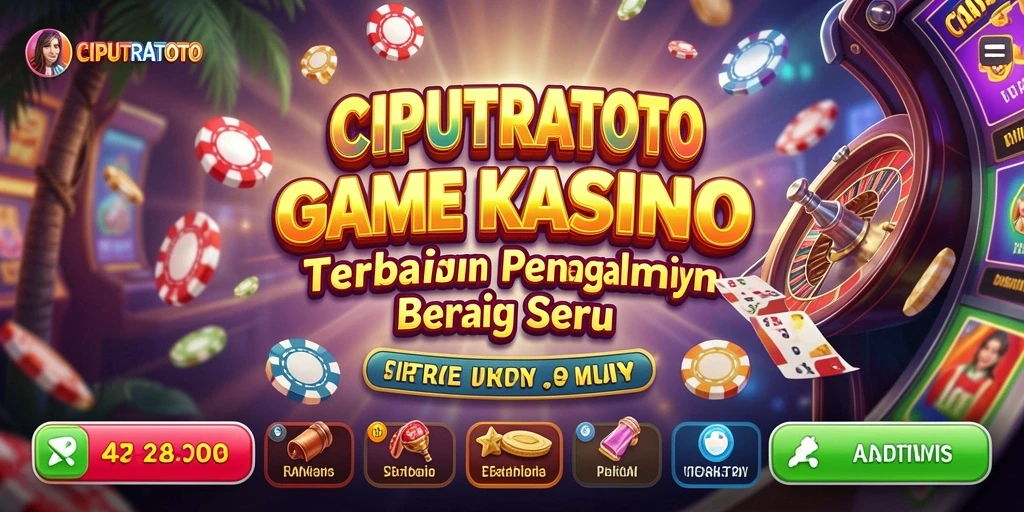 Tangkapan layar CIPUTRATOTO menampilkan gameplay Kasino yang seru dan interaktif.