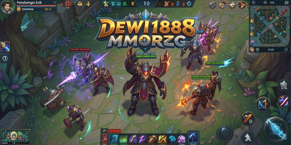 Screenshot gameplay DEWI188 yang menunjukkan aksi seru dalam MMORPG.