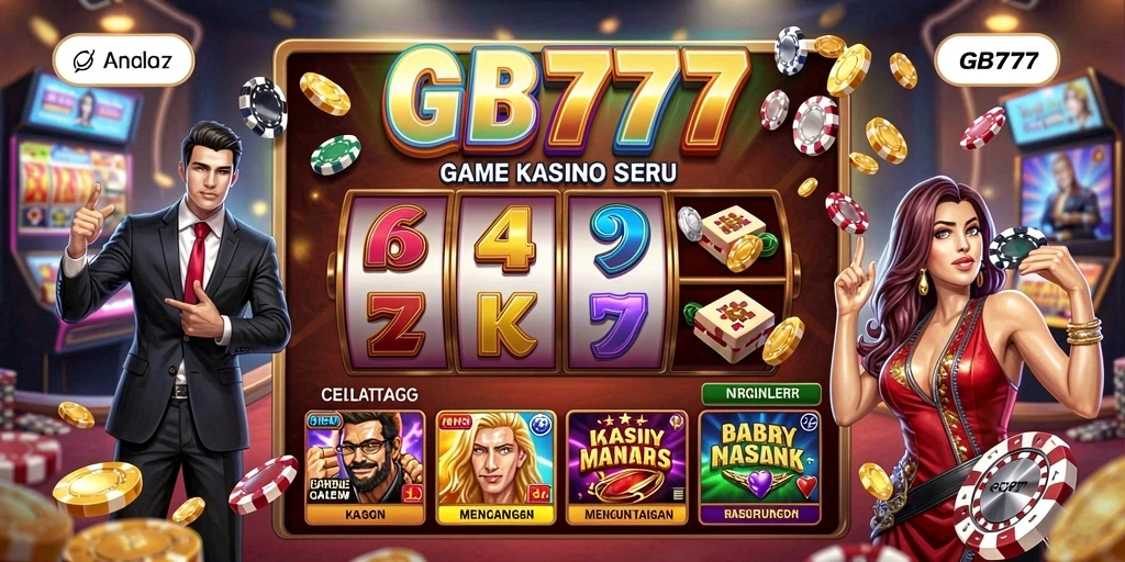 Tampilan gameplay seru dari game Kasino GB777 dengan berbagai pilihan permainan.