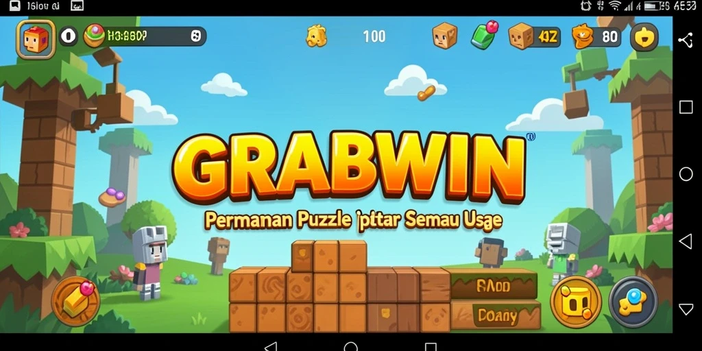 Tangkapan layar gameplay GRABWIN yang seru dan menarik.
