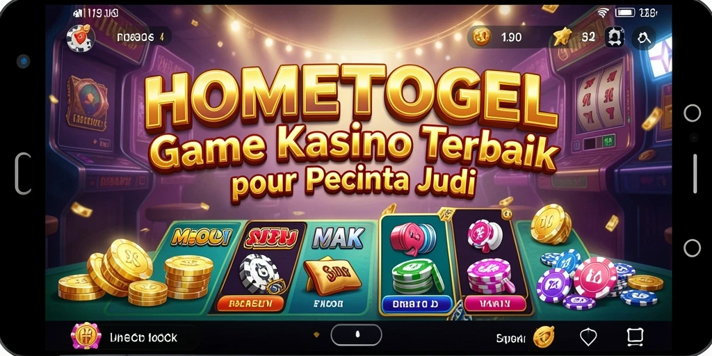 Screenshot gameplay HOMETOGEL yang menunjukkan keseruan permainan Kasino.