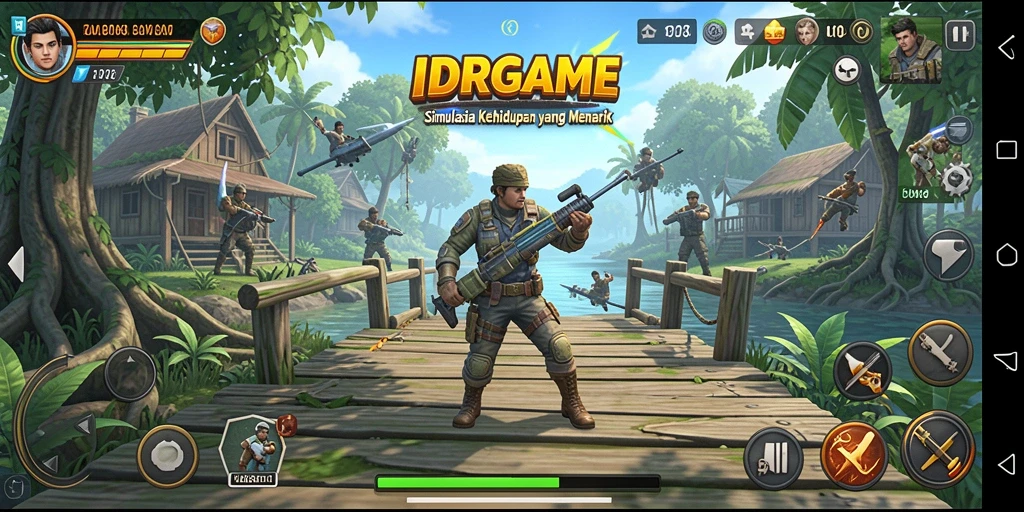 Tampilan gameplay menarik dari IDRGAME yang menampilkan simulasi kehidupan.