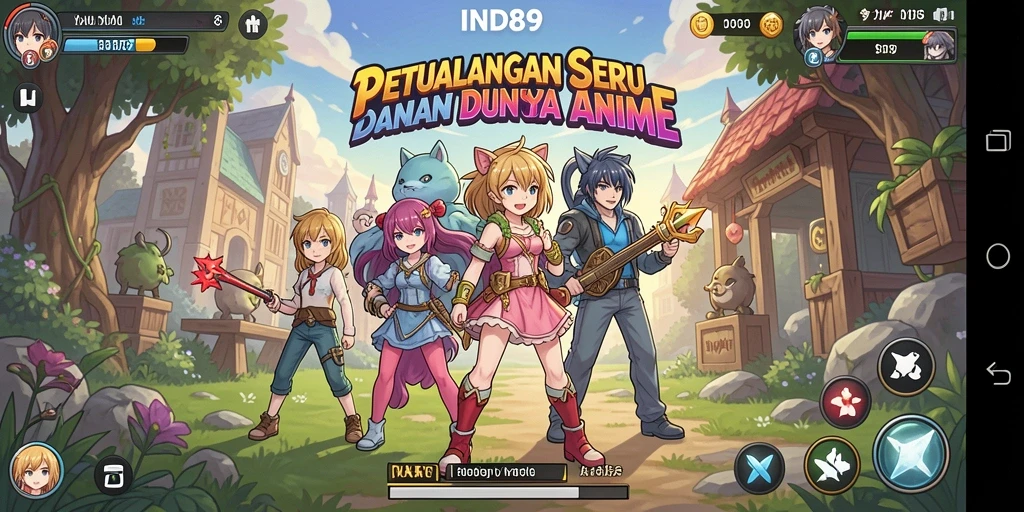 Tampilan gameplay yang menarik dan penuh aksi dalam IND89.
