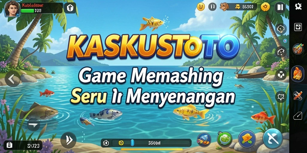 Screenshot gameplay KASKUSTOTO yang menakjubkan saat memancing.
