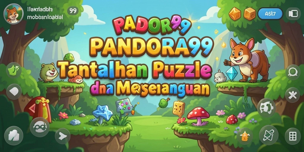 Tampilan gameplay seru dalam PANDORA99 dengan teka-teki menantang.