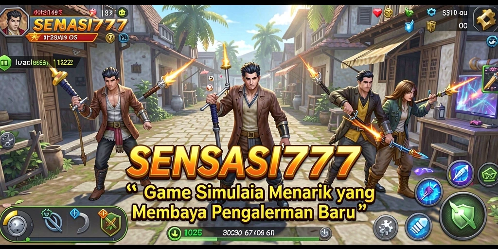 Tampilan gameplay SENSASI777 yang realistis dan menarik.