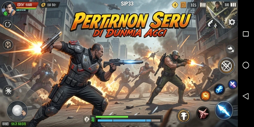 Tampilan aksi seru dari SIP33 dengan pertarungan mendebarkan.