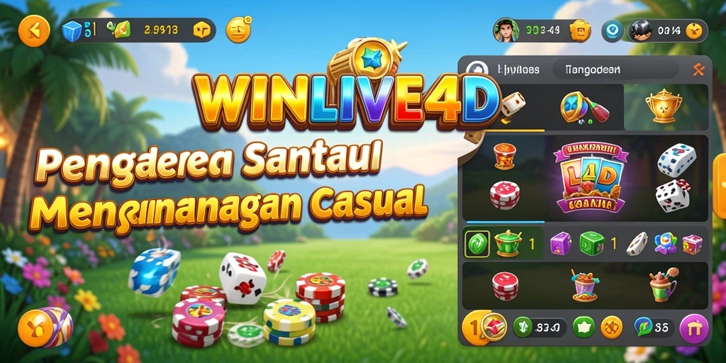 Screenshot gameplay <strong>WINLIVE4D</strong> menampilkan keseruan dan interaksi dalam game Casual.